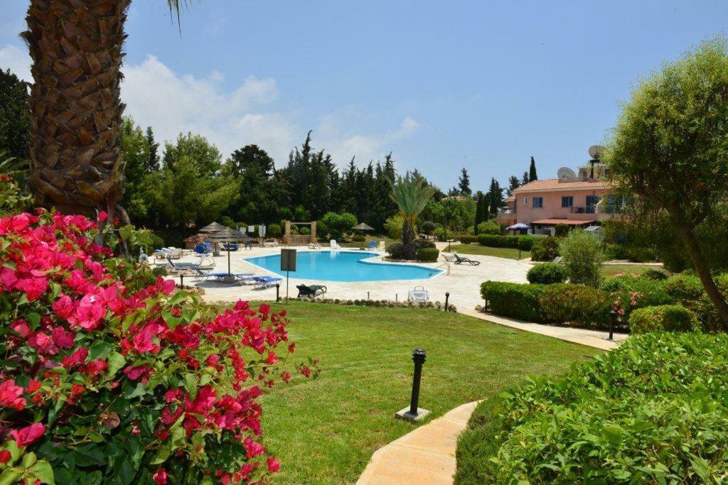 Limnaria Villas Sunny Garden Apartment Paphos Exteriör bild