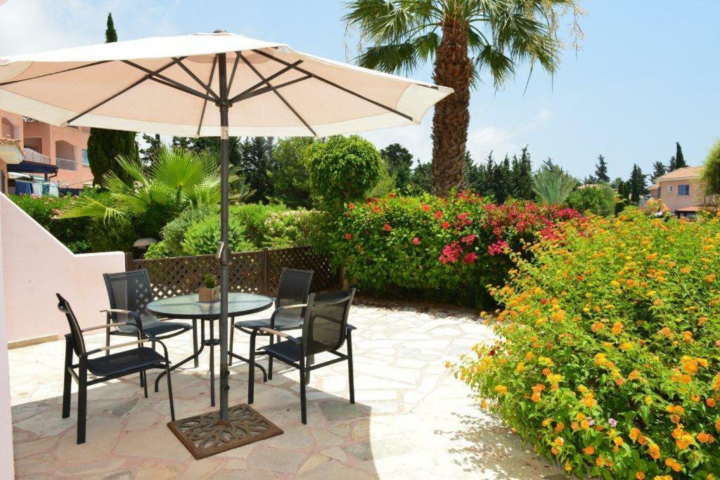 Limnaria Villas Sunny Garden Apartment Paphos Exteriör bild